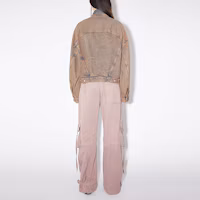 Purchase (W) Acne Studios FW23 淡粉復古水洗牛仔夾克胸袋設計. A90524-CHS