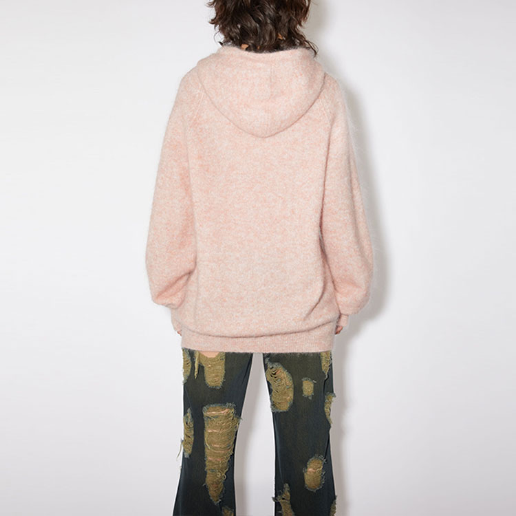 (Women) Acne Studios FW23  Oversized Faded Pink Hoodie with Kangaroo Pocket. A60438-COA 圖 4