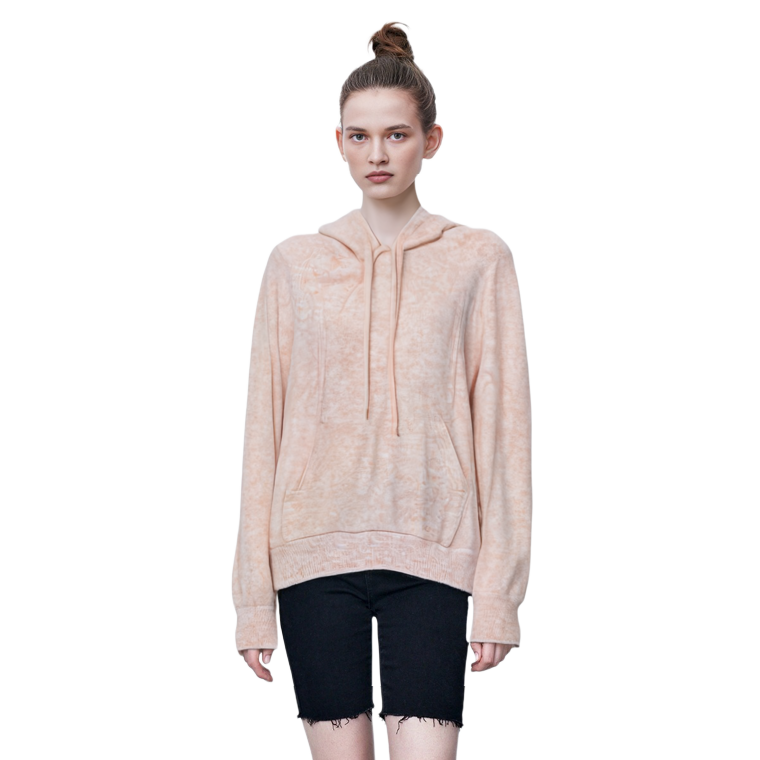 (Women) Acne Studios FW23  Oversized Faded Pink Hoodie with Kangaroo Pocket. A60438-COA 圖 7