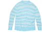 Order (W) Acne Studios FW23 Sweater Rajutan Striped Cut-Out Biru Langit. A60399-DGE