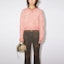 Lookbook (W) Acne Studios FW23 Baju Sejuk V-Leher Pendek dalam Pelbagai Warna. A60467-BRH