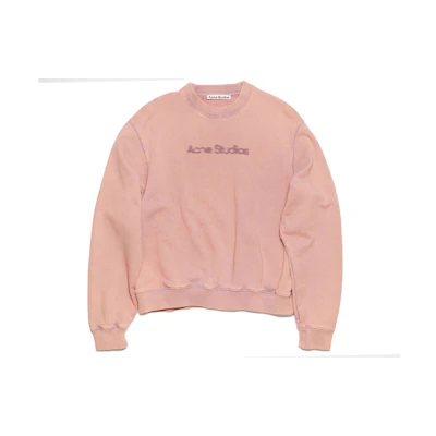 (Women) Acne Studios FW23 Blurry Logo Relaxed Sweatshirt Women’s Purple AI0141-CUE