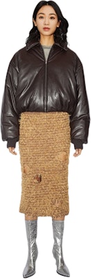 (Women) Acne Studios FW23 Coated Glossy Short Bomber Jacket Women’s Dark Brown. A90570-ADM Lookbook (Women) Acne Studios FW23 Coated Glossy Short Bomber Jacket Women’s Dark Brown. A90570-ADM