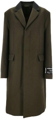 (W) Abrigo Oversize Manga Larga Acne Studios FW23 Verde Militar Mujer. B90724-AF7 Order (W) Abrigo Oversize Manga Larga Acne Studios FW23 Verde Militar Mujer. B90724-AF7