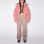 Lookbook (Women) Acne Studios FW23 Loose Fit Logo Puffer Jacket Blush Pink Long Sleeve A90526-AD1