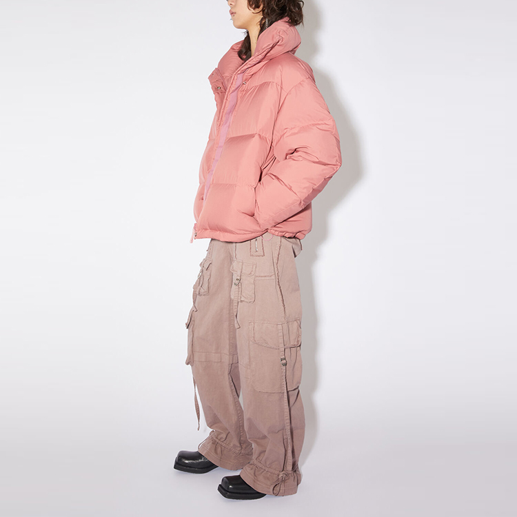 Purchase (W) Acne Studios 2023秋冬宽松版印花羽绒夹克粉色长袖 A90526-AD1