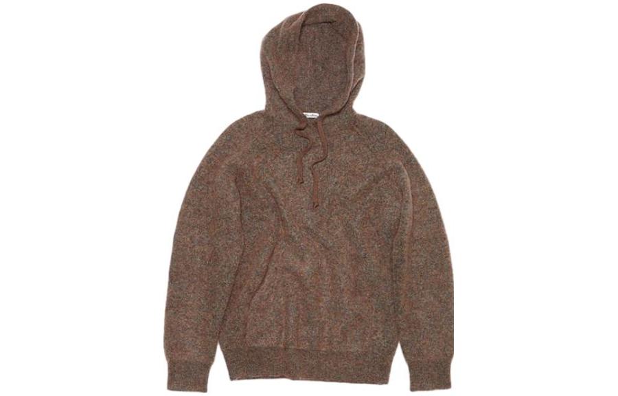 (Women) Acne Studios FW23 Oversized Drawstring Knit Hoodie Women’s Brown. A60438-DFY 圖 2