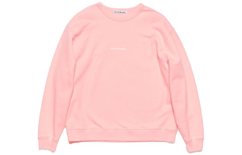 Order (Women) Acne Studios FW23 Pink Cotton Oversized Ribbed Crewneck Sweater AI0149-418
