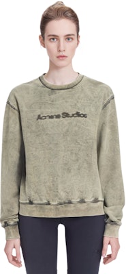 (W) Acne Studios FW23 Logo Klasik Baju Peluh Kelabu Pudar AI0141-DJO Purchase (W) Acne Studios FW23 Logo Klasik Baju Peluh Kelabu Pudar AI0141-DJO