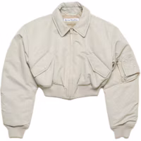 Order (W) Acne Studios FW24 短版飛行員夾克 霧灰色 A90603-CKZ