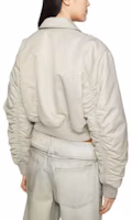 Shop (W) Acne Studios FW24 短版飛行員夾克 霧灰色 A90603-CKZ