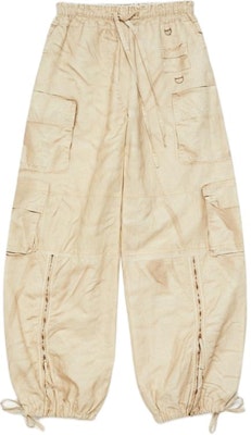 (W) Acne Studios FW24 仿舊印花寬鬆剪裁燕麥米色長褲 女款 AK0822-AE6 Buy (W) Acne Studios FW24 仿舊印花寬鬆剪裁燕麥米色長褲 女款 AK0822-AE6