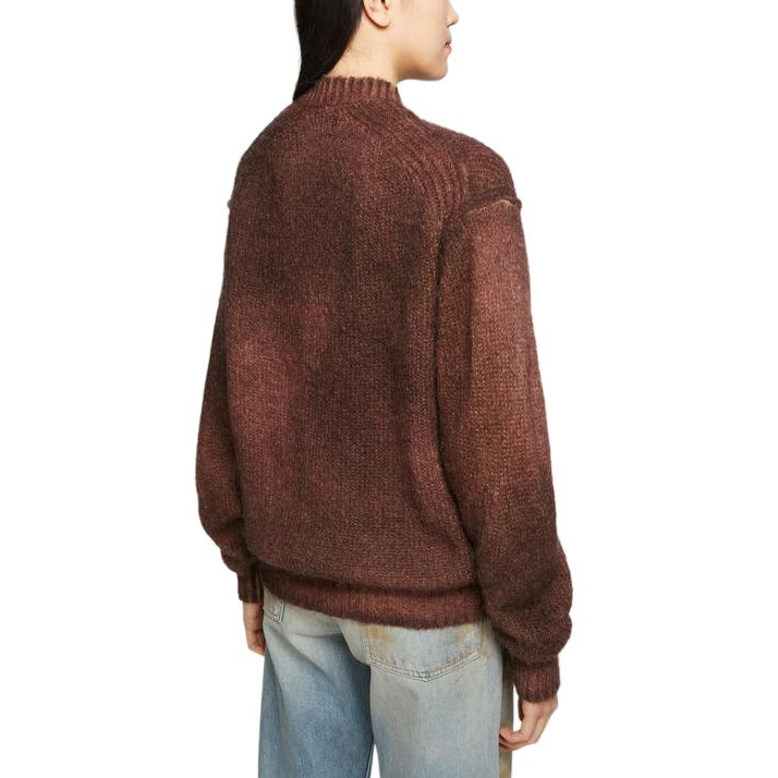 (Women) Acne Studios FW24 Oversized Spray Effect Rust Red Cardigan Sweater Women. A60534-CTB 圖 4