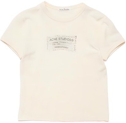 (Women) Acne Studios FW24 Soft Logo Print Casual Crewneck T-Shirt Women’s Light Orange. AL0417-CLI Order (Women) Acne Studios FW24 Soft Logo Print Casual Crewneck T-Shirt Women’s Light Orange. AL0417-CLI