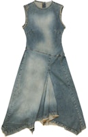(Women) Acne Studios FW24 Vintage Washed Sleeveless Draped Dress Women’s Blue A20767-863 (Women) Acne Studios FW24 Vintage Washed Sleeveless Draped Dress Women’s Blue A20767-863