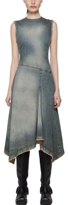 (W) アクネ ストゥディオズ FW24 ヴィンテージ ウォッシュ ノースリーブ ドレープ ドレス ブルー レディース A20767-863 Lookbook (W) アクネ ストゥディオズ FW24 ヴィンテージ ウォッシュ ノースリーブ ドレープ ドレス ブルー レディース A20767-863