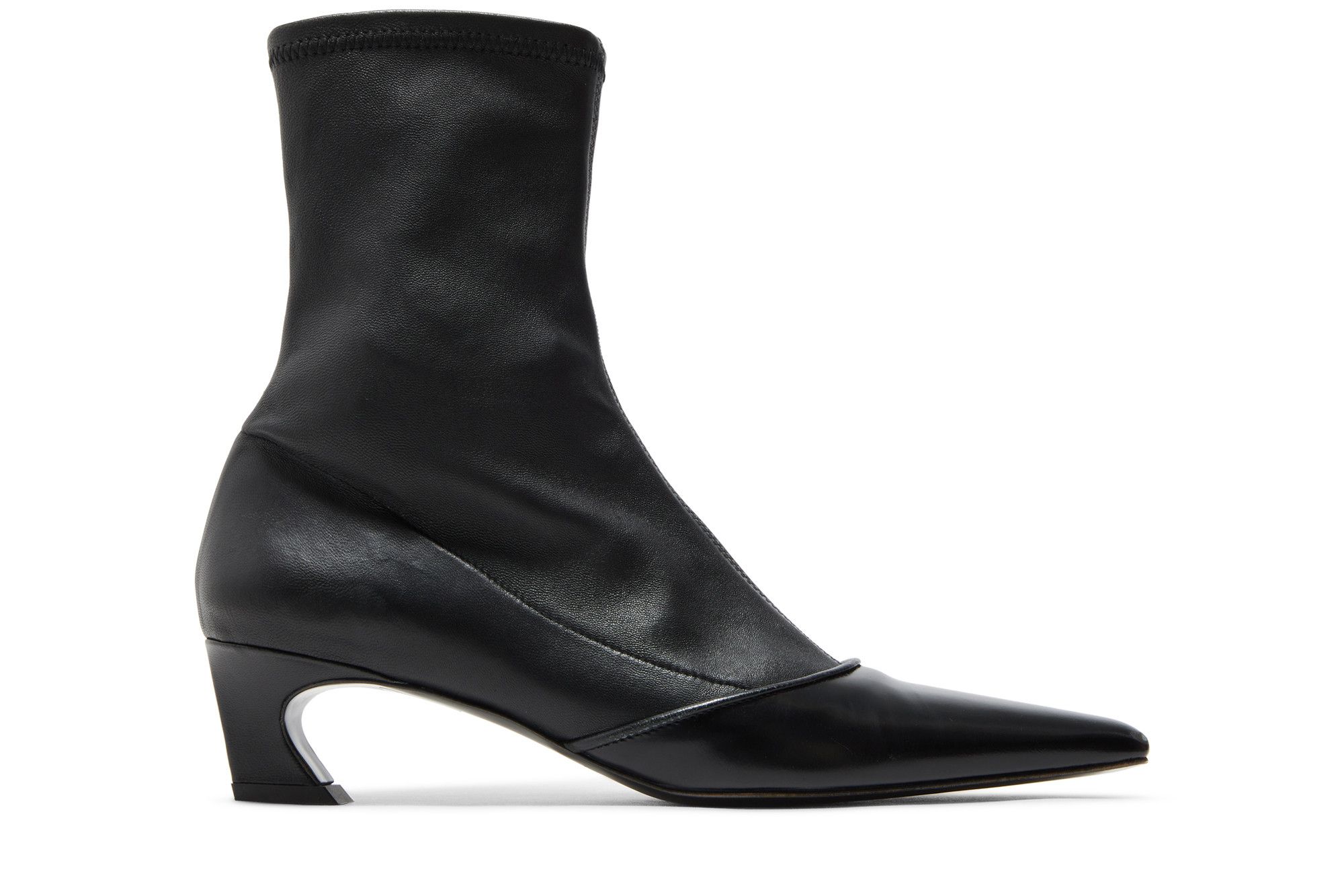 (Women) Acne Studios Heeled Ankle Boot 'Matte Black' AD0578-900