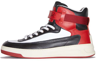 (Women) Acne Studios High-Top Calfskin Sneakers 'Black Red White' AD0342-CM0 (Women) Acne Studios High-Top Calfskin Sneakers 'Black Red White' AD0342-CM0