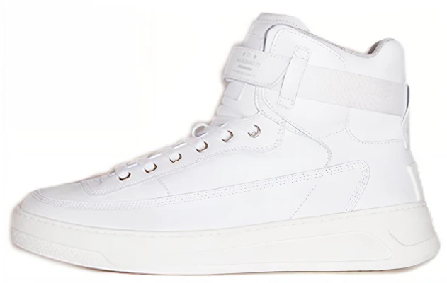 (W) アクネ ハイカットカーフスキン 白スニーカー AD0341-BZW Buy (W) アクネ ハイカットカーフスキン 白スニーカー AD0341-BZW