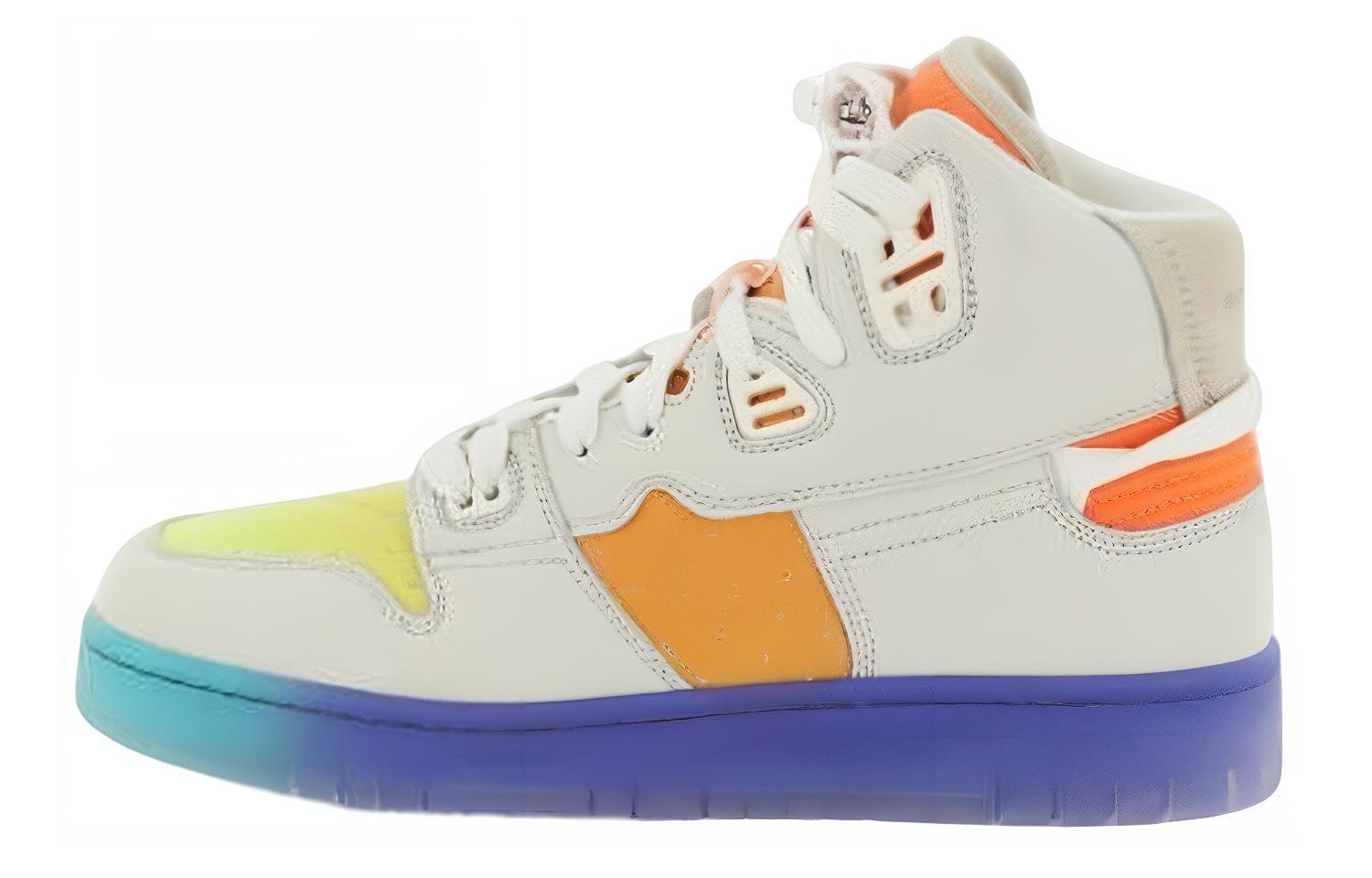 (W) Acne Studios High-Top Lace-Up 'Fashion Sneakers White Blue'