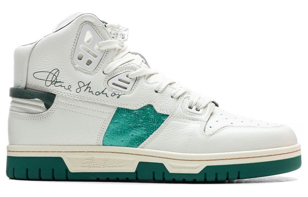 (W) Acne Studios High-Top Sneakers 'White Green' 圖 2