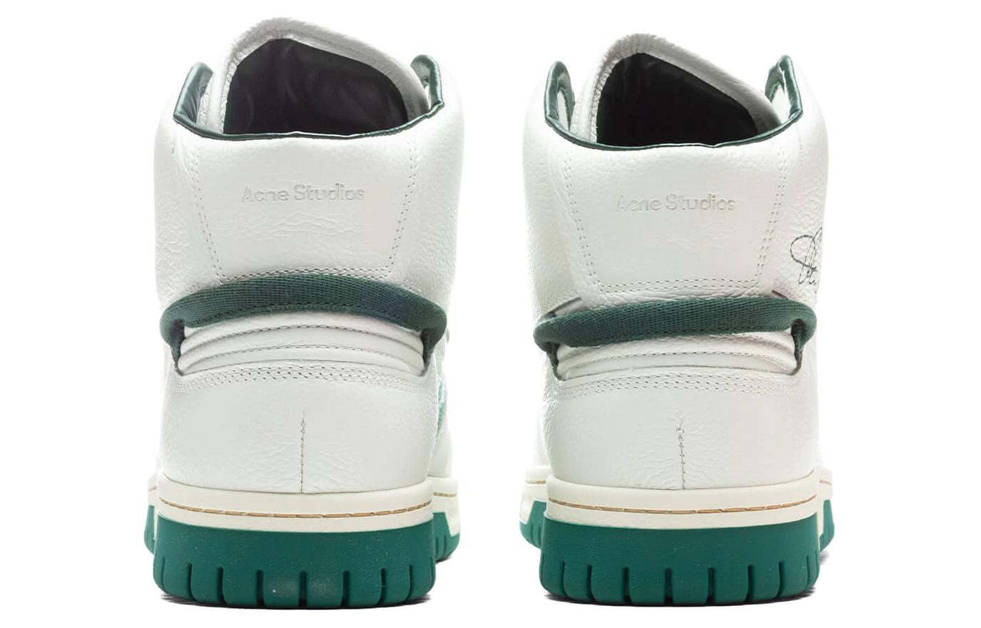 (W) Acne Studios High-Top Sneakers 'White Green' 圖 3