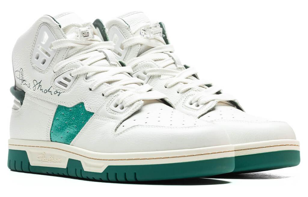 (W) Acne Studios High-Top Sneakers 'White Green' 圖 4