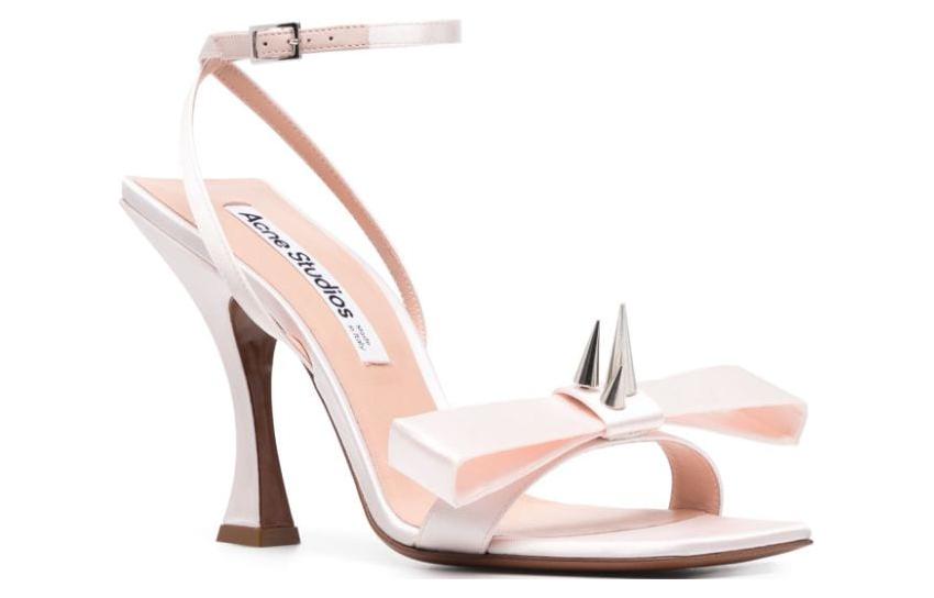 (W) Acne Studios High Heel 'White Knotted Bow' 圖 2