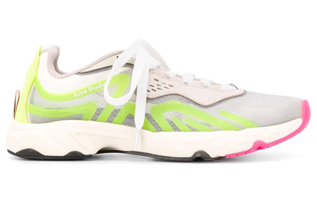 (W) Acne Studios Hiking Sneaker 'Fluorescent White Yellow' 圖 2
