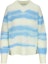 Buy (Women) Acne Studios Irregular Textured V-Neck Pullover Sweater White A60242-AMC