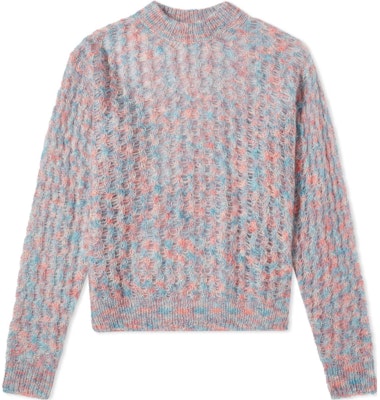 (W) 아크네 스튜디오 니트 리브드 크루넥 스웨터 멀티컬러 A60256-PINK/BLUE Buy (W) 아크네 스튜디오 니트 리브드 크루넥 스웨터 멀티컬러 A60256-PINK/BLUE