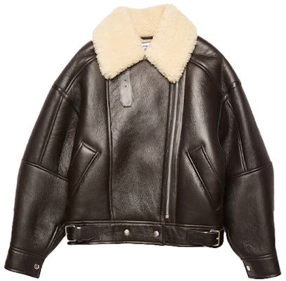 (W) Acne Studios 小羊皮皮革翻领夹克 黑色 A70087-AIP Order (W) Acne Studios 小羊皮皮革翻领夹克 黑色 A70087-AIP