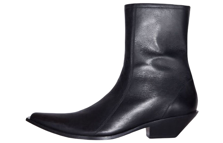 Buy (Women) Acne Studios Leather Ankle Boots 'Black' AD0601-900