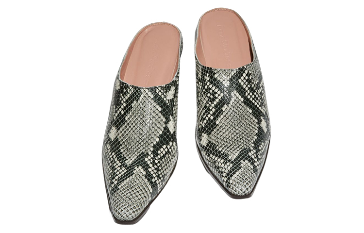 (W) Acne Studios Leather Fashion Sandals 'Snake Print' 圖 3