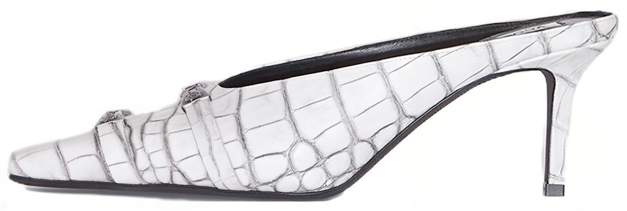 (W) Acne Studios 白色高跟时尚皮革拖鞋 AD0617-AEG Buy (W) Acne Studios 白色高跟时尚皮革拖鞋 AD0617-AEG