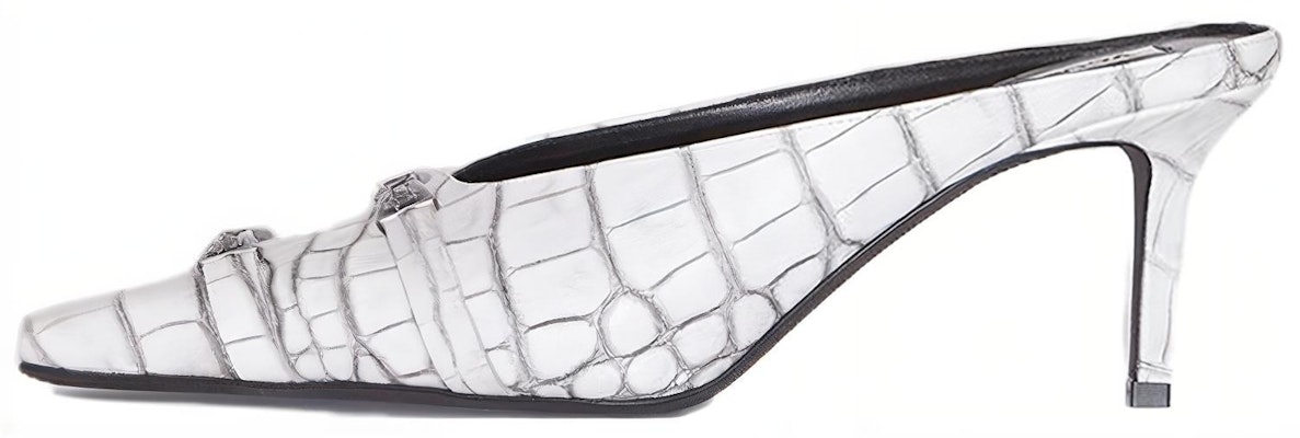 (Women) Acne Studios Leather High-Heel Fashion Slide 'White' AD0617-AEG Buy (Women) Acne Studios Leather High-Heel Fashion Slide 'White' AD0617-AEG