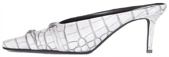 (Women) Acne Studios Leather High-Heel Fashion Slide 'White' AD0617-AEG (Women) Acne Studios Leather High-Heel Fashion Slide 'White' AD0617-AEG