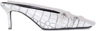 Order (W) Acne Studios Slide Tumit Tinggi Fesyen Kulit 'Putih' AD0617-AEG