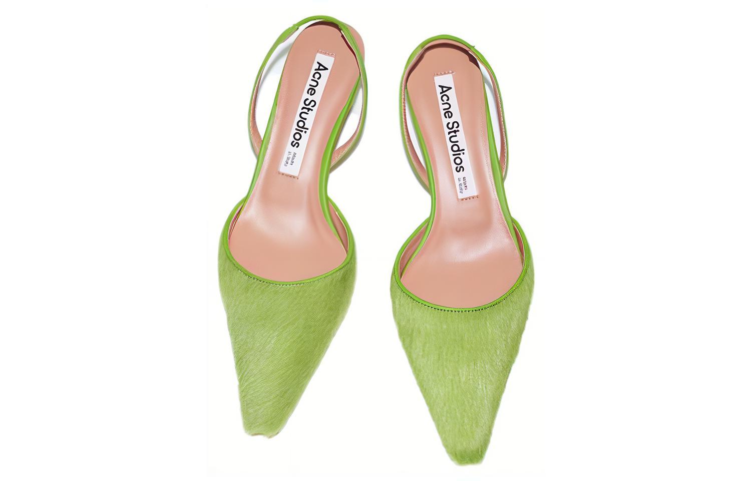 (W) Acne Studios Leather Low-Top 'Plush Teal' 圖 2