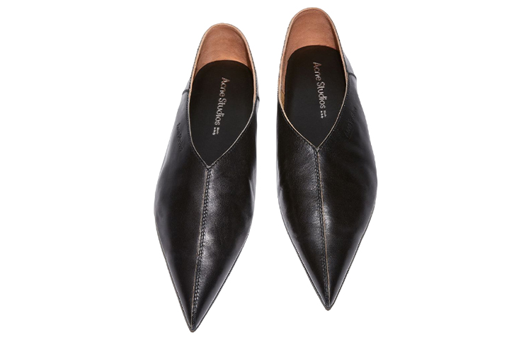 (W) Acne Studios Leather Mule 'Black' 圖 3