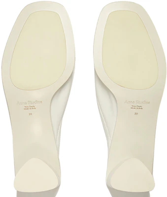 (W) Acne Studios Leren Mule ''Open Toe Wit'' AD0268-ANC Lookbook (W) Acne Studios Leren Mule ''Open Toe Wit'' AD0268-ANC