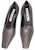 (W) Acne Studios Tumit Tinggi Kulit Hujung Runcing Slip-On 'Kelabu' AD0666-AA3