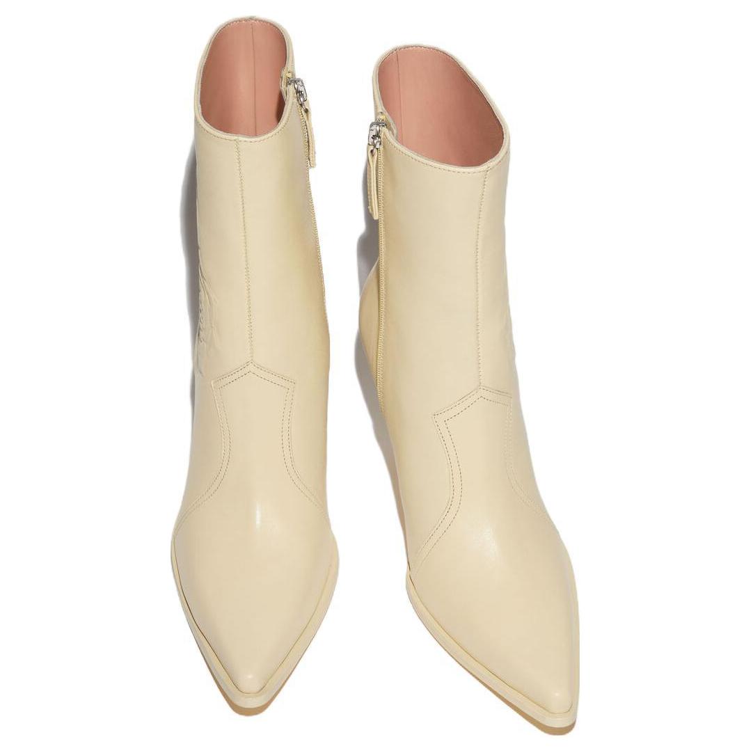 Lookbook (W) But Kasut Pendek Acne Studios Hujung Runcing 'Coklat Muda' AD0596-AEB