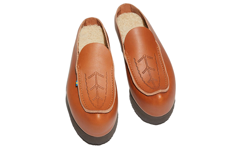 (W) Acne Studios Leather Round-Toe Fashion Sandal 'Brown' 圖 3