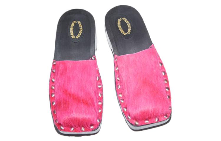 (W) Acne Studios Leather Slides 'Pink CMFT' 圖 3