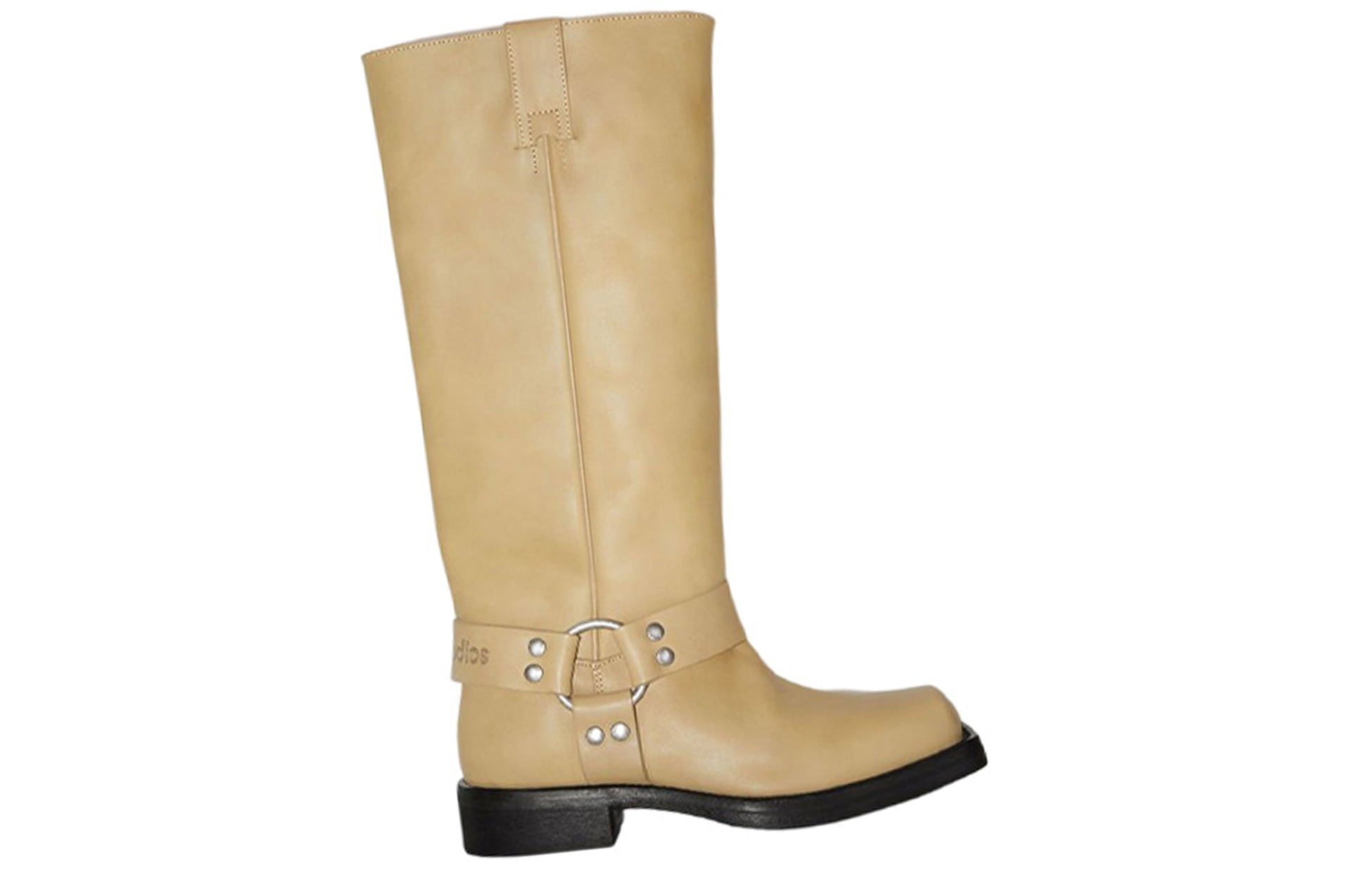 (W) Acne Studios Leather Slip-On Ankle Boots 'Beige' 圖 3