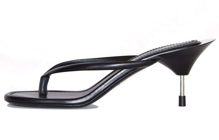 (Women) Acne Studios Leather Slip-On Sandal 'Black' AD0385-900