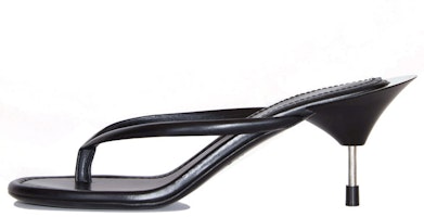 (Women) Acne Studios Leather Slip-On Sandal 'Black' AD0385-900 (Women) Acne Studios Leather Slip-On Sandal 'Black' AD0385-900