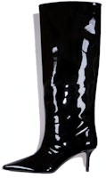 (Women) Acne Studios Leather Sock Stiletto High Boot 'Black' AD0605-900 (Women) Acne Studios Leather Sock Stiletto High Boot 'Black' AD0605-900