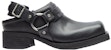 (W) Acne Studios Kasut Loafers Kulit Square Toe Buckle 'Hitam' AD0684-900